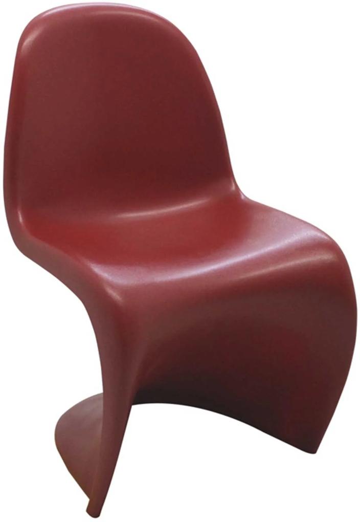 Cadeira Panton Infantil Vermelha Rivatti