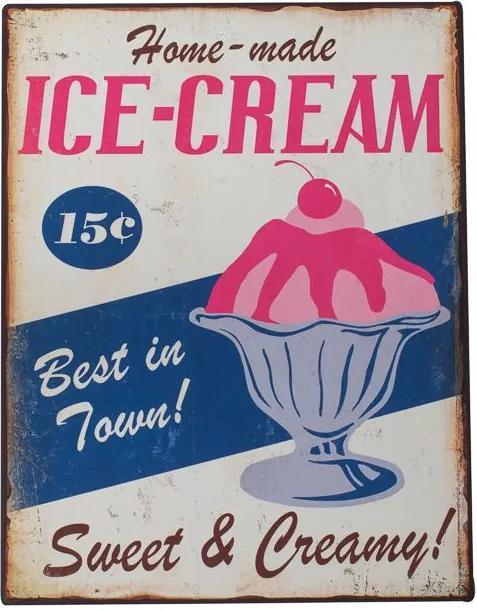 Placa Decorativa Ice-cream