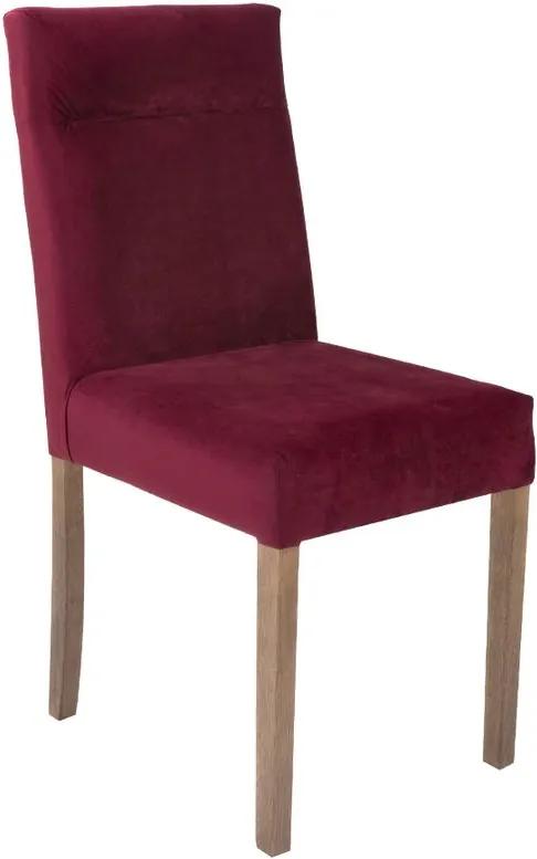 Cadeira de Jantar Embaú Veludo Bordô - Wood Prime PTE 38216