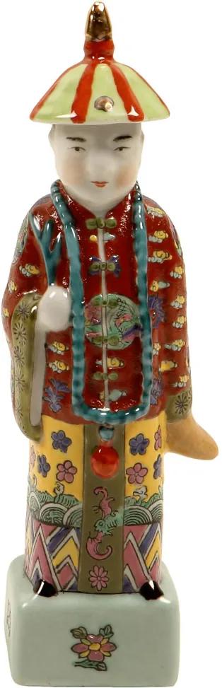 Escultura Decorativa de Porcelana Chinês Hock