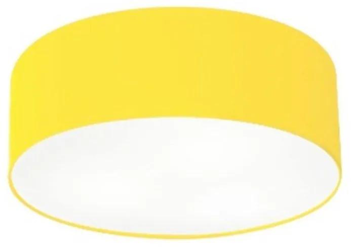 Plafon de Sobrepor Cilíndrico SP-3005 Cúpula Cor Amarelo