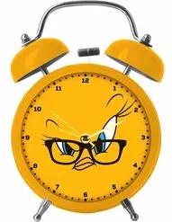 Relógio de Mesa Despertador em Metal Piu Piu Looney Tunes