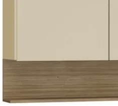 Armário de Cozinha 4 Peças Balcão com Pia 120cm Lina08 Z06 Vanilla/Fre