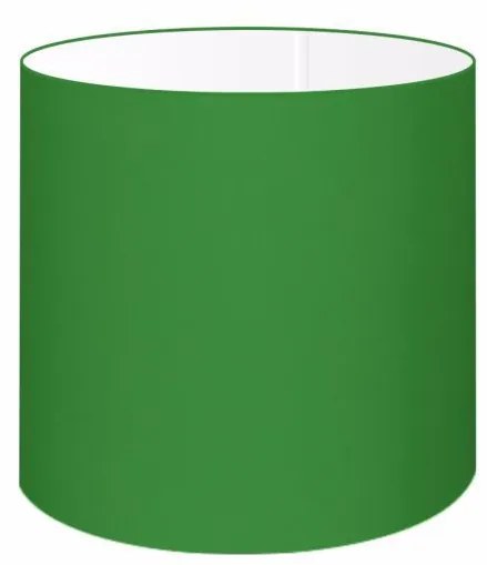 Cúpula em Tecido Cilindrica Abajur Luminária Cp-4046 18x18cm Verde Folha