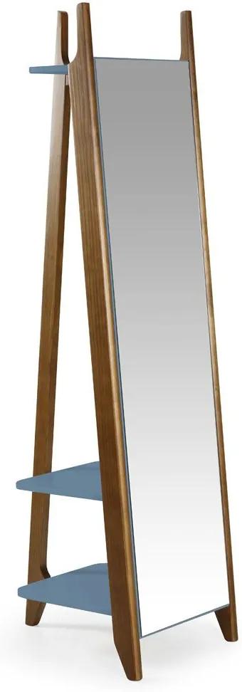 Espelho Stoka 169,5 cm 988 Nogal/Azul Serenata - Maxima
