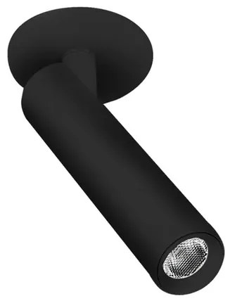 Spot Led Sobrepor Aluminio Preto 5w 3000k Snello