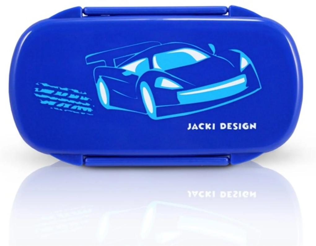 Pote para Lanche Infantil Carro Jacki Design Sapeka Azul Escuro