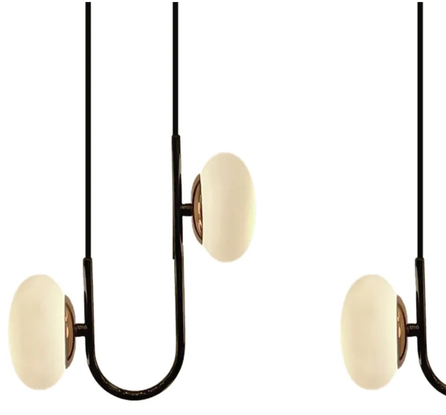 Pendente Ares 94X24X10 Led 30W - Usina 19755/6 Led (MN-F - Mar Neutro Fosco, 3000k, 220v)