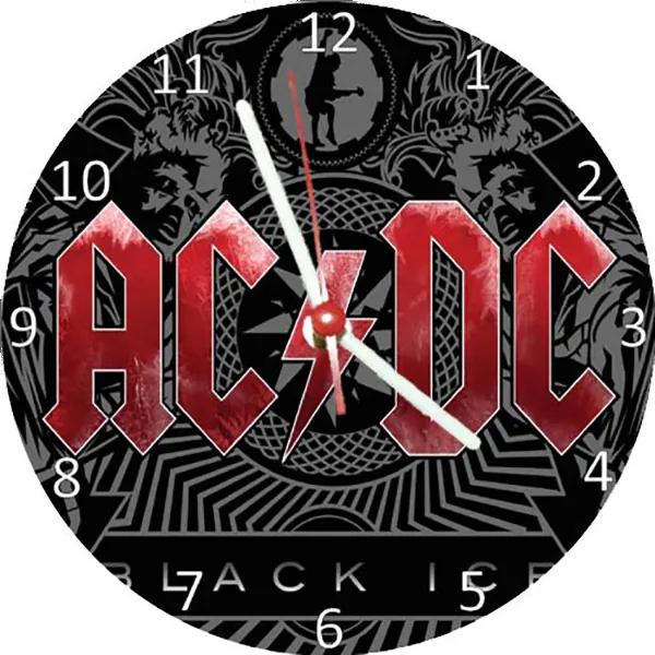 Relógio Decorativo AC/DC Black Ice