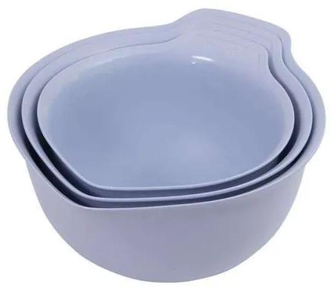 Conjunto Bowls 3 Tigelas de Plásticos Lavender  Ki