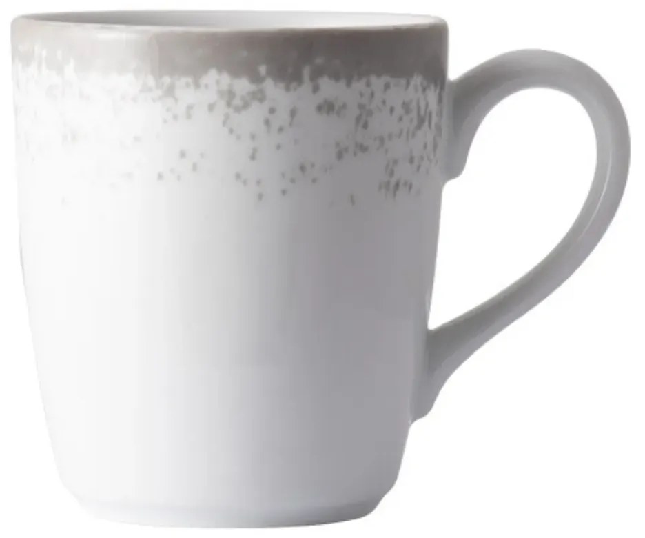 Caneca 225Ml Porcelana Schmidt - Dec. Nevoa Cinza 2433