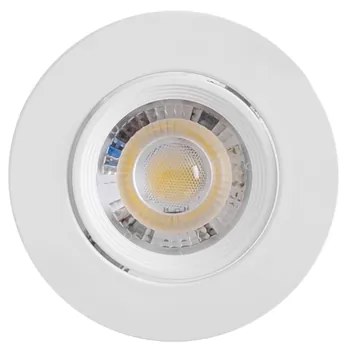 Plafon Led Embutir Redondo Branco 3w 6500k