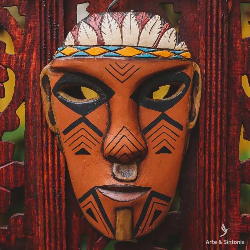 Máscara Indígena Kaxinawá Brasil