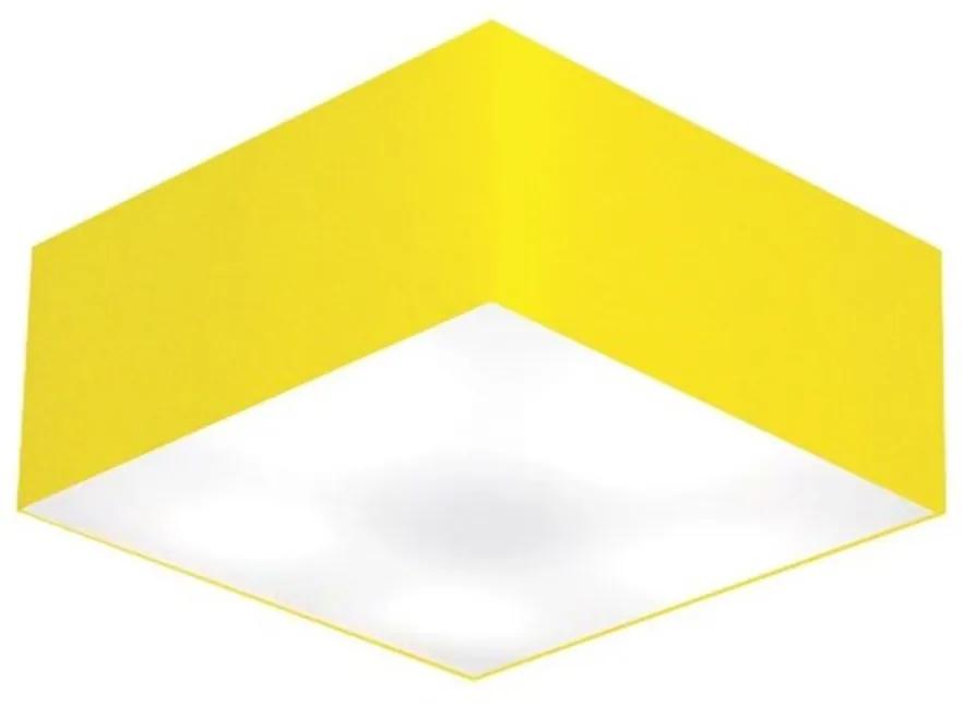 Plafon Para Corredor Quadrado SC-3012 Cúpula Cor Amarelo