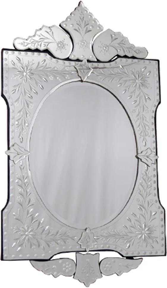 Espelho Veneziano Clássico Luis XV com Peças Sobrepostas