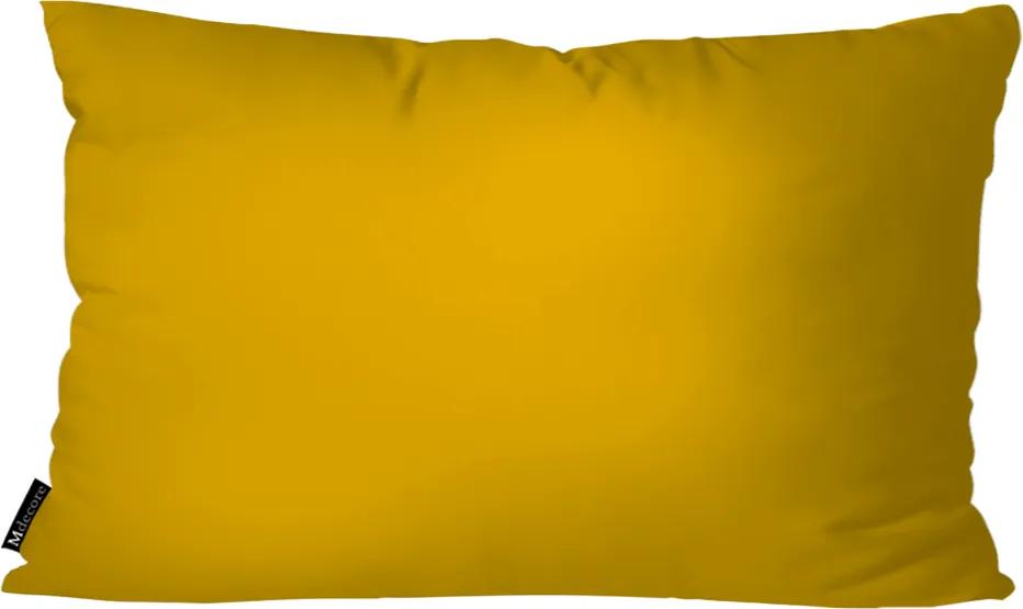 Capa para Almofada Premium Cetim Lisa Amarelo30x50cm