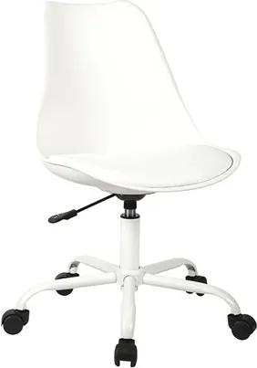 Cadeira Office Agata C/Base Pintada Branco