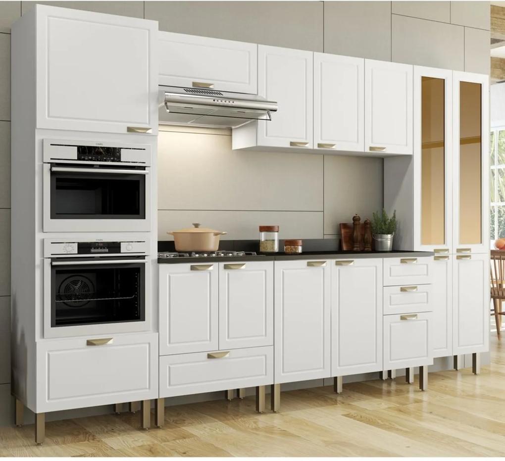 Cozinha Completa 8 peças Americana Multimóveis 5656MF Branco