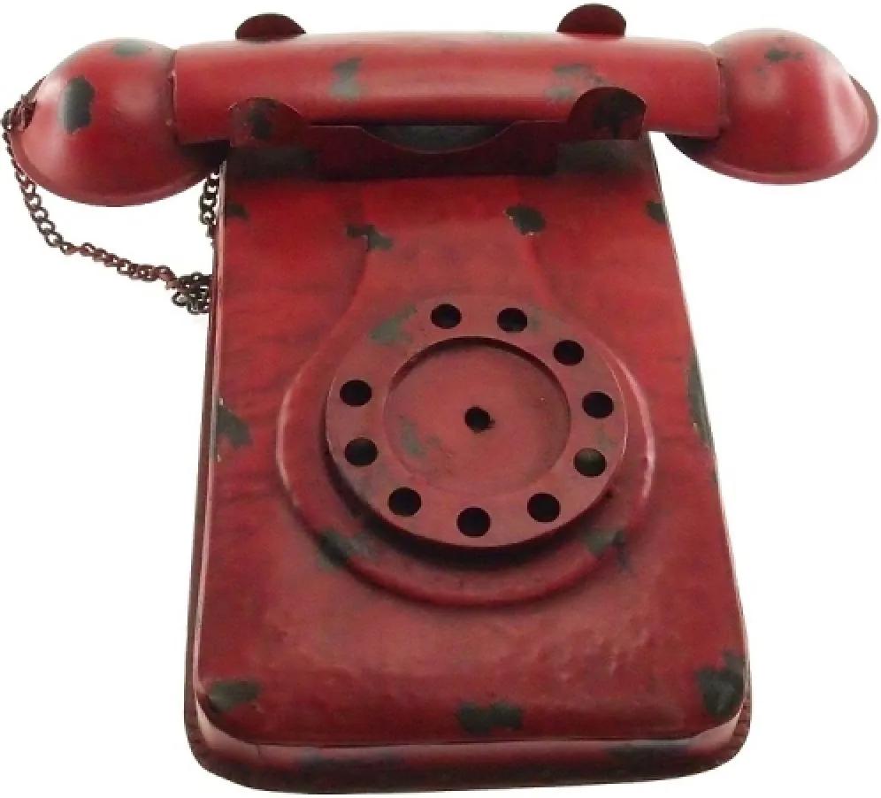 Telefone grande vermelho