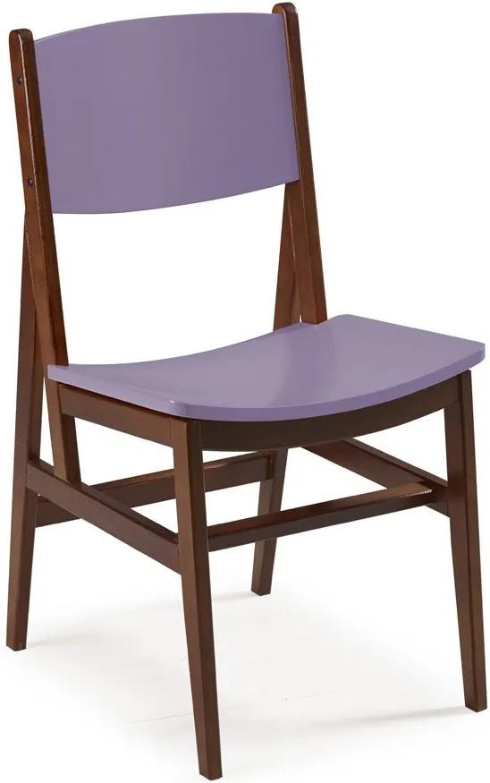 Cadeiras para Cozinha Dumon 87 cm 951 Cacau/Lilás - Maxima