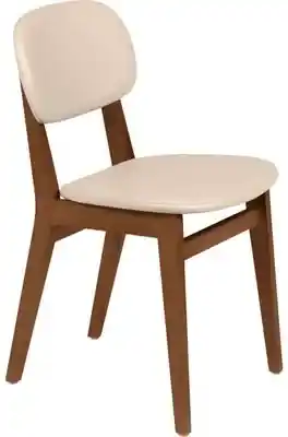 Conjunto 2 Cadeiras de Jantar Ottawa Amêndoa Korino Perolado