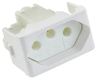 Modulo Tomada Termoplastico Branco 20a Decor