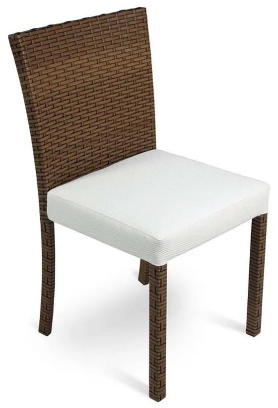 Cadeira Carmel Área Externa Fibra Sintética Estrutura Alumínio Eco Friendly Design Scaburi