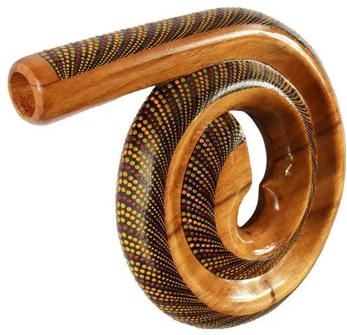 Didgeridoo Espiral c/ Pintura Artesanal