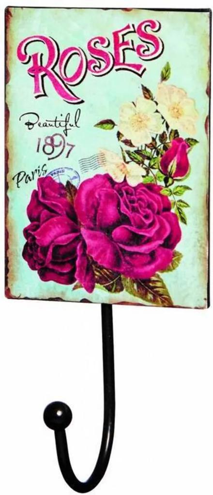 Placa Mart Decorativa Roses  4894