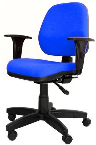 Cadeira Corporate Executiva cor Azul com Base Nylon - 43975 Sun House