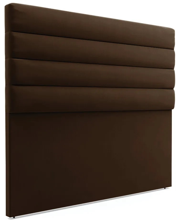 Cabeceira California Para Cama Box King 190 cm Suede - D'Rossi - Marrom