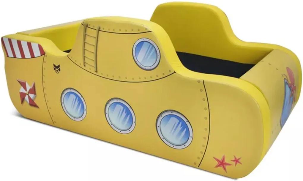 Mini Cama Cama Carro  Submarino Amarela