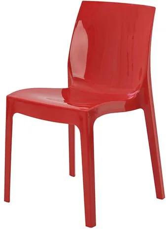 Cadeira Ice em Polipropileno cor Vermelho - 44971 Sun House