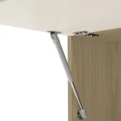 Armário de Cozinha 4 Peças Balcão com Pia 120cm Lina08 Z06 Vanilla/Fre