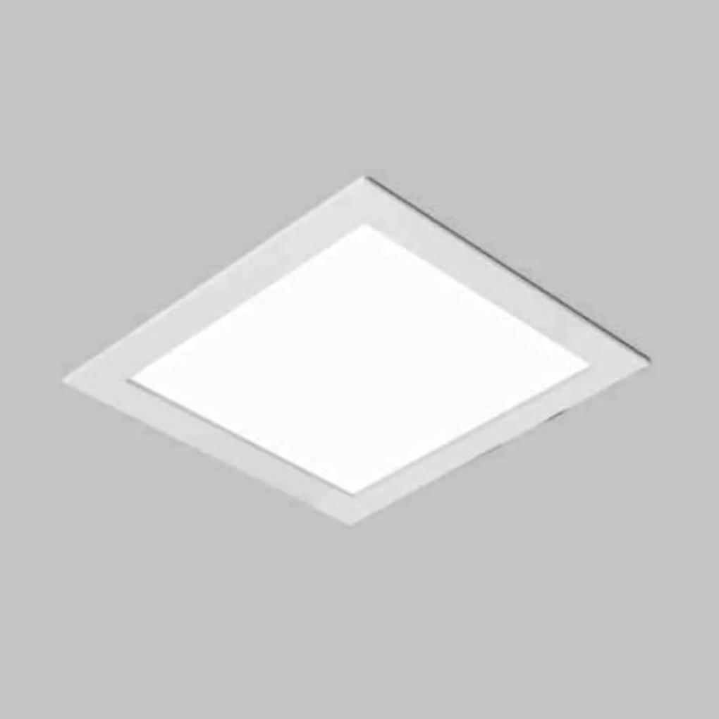 Luminária De Embutir Ruler Quadrado 32X32X10Cm 3Xe27 | Usina 3700/32 (ND-B - Nude Brilho)