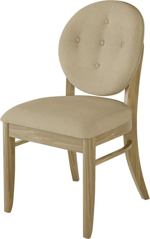 Cadeira Florence Estofada - Wood Prime LL 33021