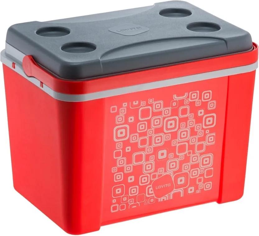 Combo Kit Caixa Térmica 34L e 12L - Vermelha Lisa Color