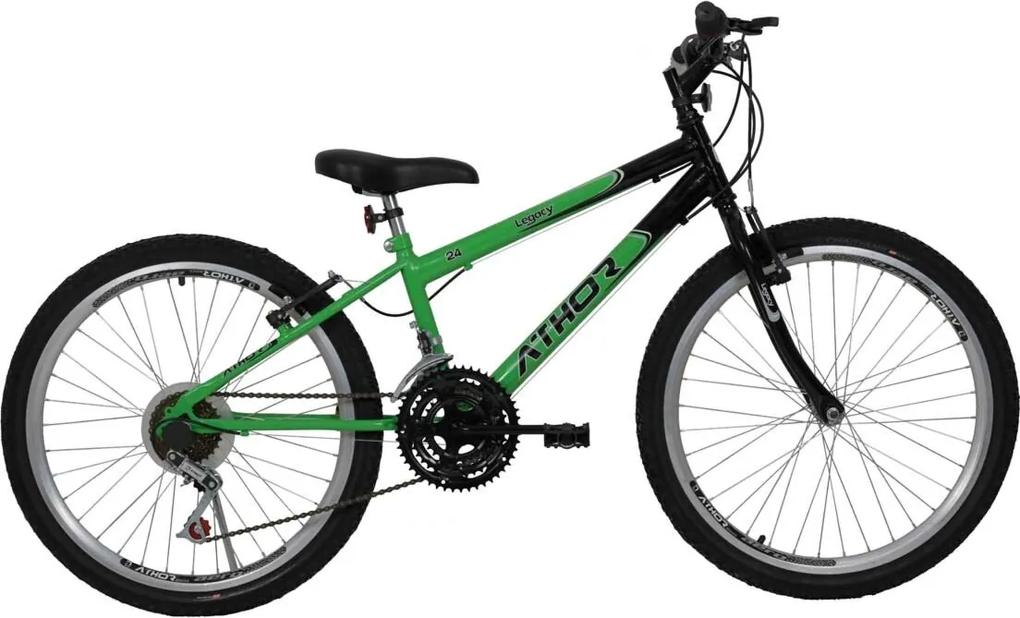 Bicicleta Aro 24 18M Mtb Legacy Verde Athor Athor Bikes
