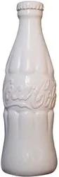 Cofre Garrafa Branca Formato 3D Coca-Cola