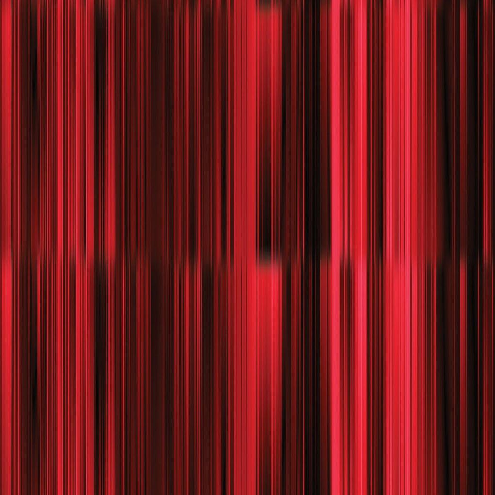 Papel de parede adesivo listrado vermelho e preto