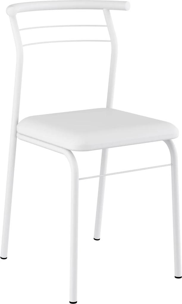 Kit 2 Cadeiras 1708  Napa Branco Móveis Carraro Móveis Carraro Branco