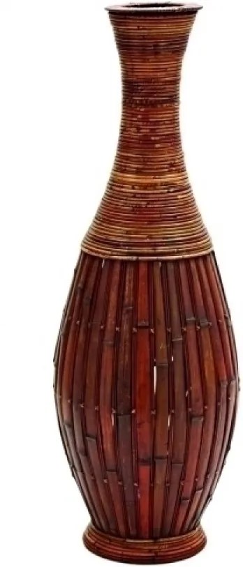vaso FIBRE bambu marrom ilunato FM6437