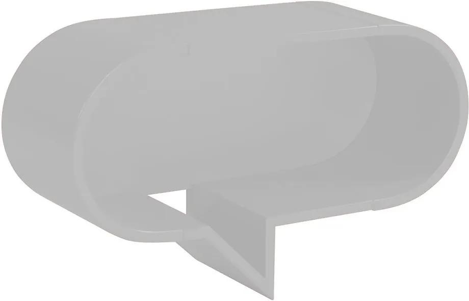 Prateleira Decorativa Oval Cartoon 823 Branco - Maxima