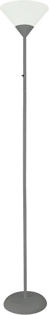 Coluna Fiorin,175X24.5Cm, Metal E Plástico Cor Cinza E Branco ÚNICA