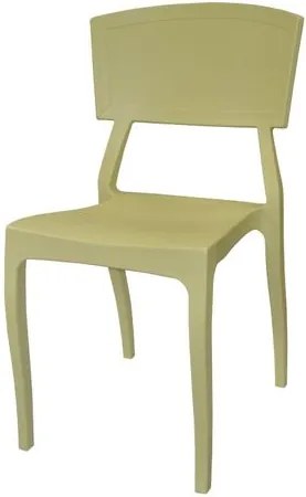 Cadeira Hitz Polipropileno Sem Braco Cor Fendi - 23004 Sun House