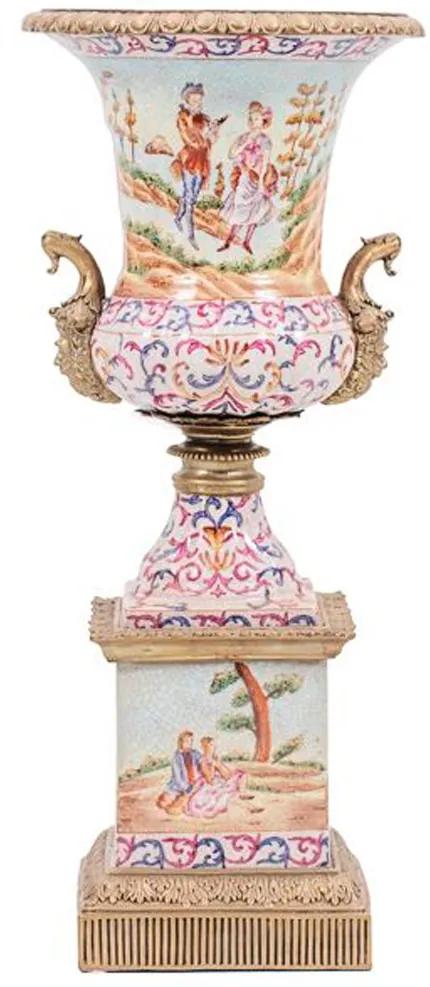 Vaso Decorativo de Porcelana Ming