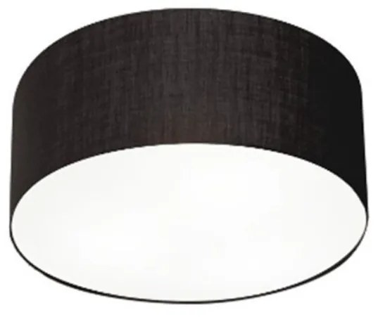 Plafon Para Quarto Cilíndrico SQ-3010 Cúpula Cor Preto