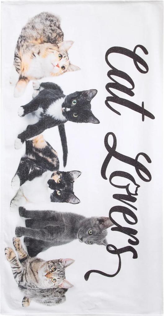 Toalha de Banho Lepper Cat Lovers Marrom