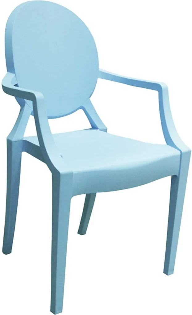 Conjunto de Mesa e Cadeira Tramontina Sofia Infantil Azul em Polipropileno  e Fibra de Vidro 2 Peç