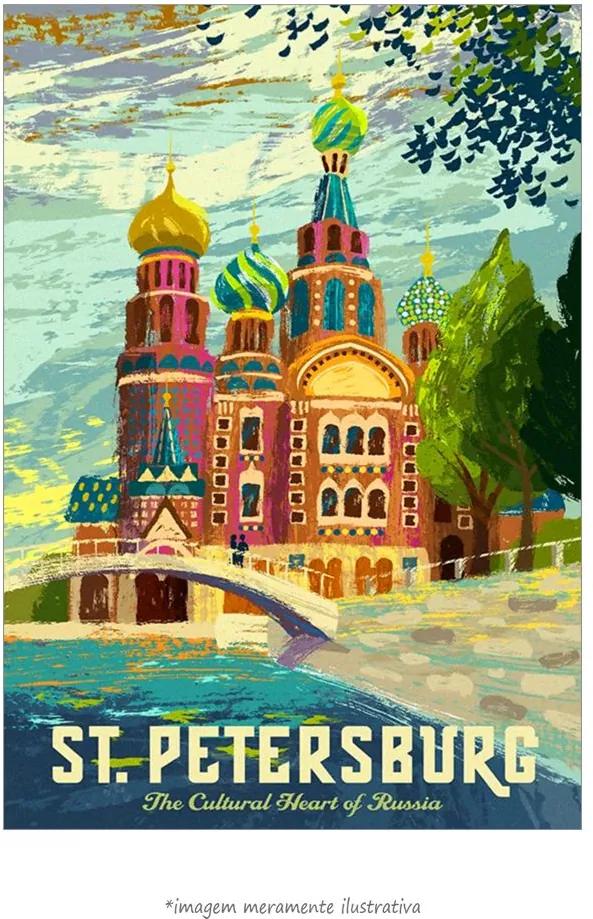 Poster São Petersburgo (20x30cm, Apenas Impressão)